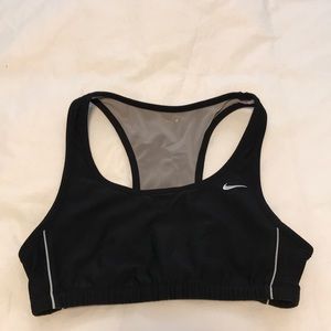 Nike black sports bra